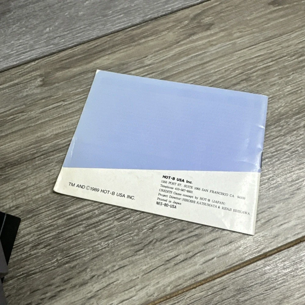 Black Bass (Nintendo Entertainment System,‎ 1989) CIB COMPLETE